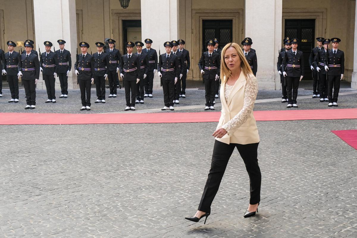 La primera ministra italiana, Giorgia Meloni.