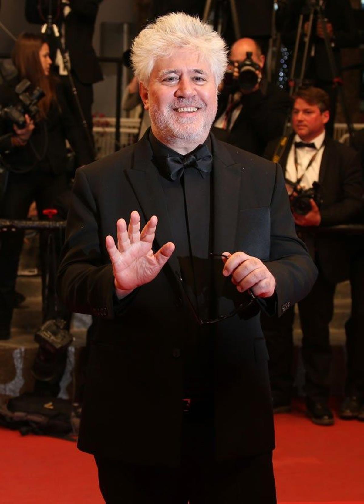 Pedro Almodóvar, en la première de Julieta en el Festival de Cannes.