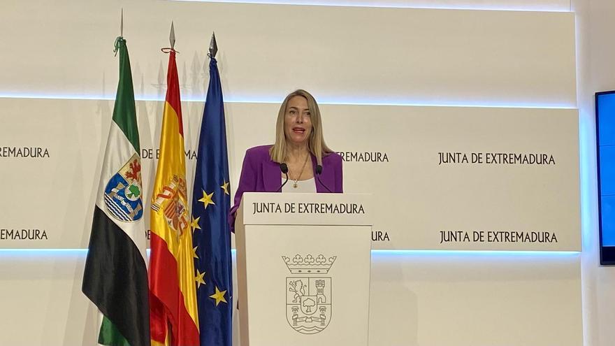 María Guardiola, presidenta de la Junta de Extremadura: &quot;Voy a exigir al Gobierno de Sánchez que nos atienda&quot;