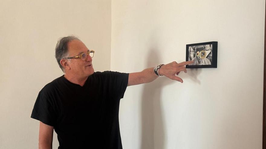 El artista Rafa Forteza expone 'Cráneo', donde recupera obras de los años 90