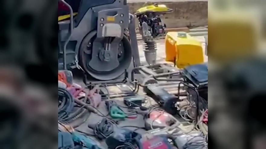 Desarticulado un grupo criminal especializado en robos en obras de construcción en Catalunya