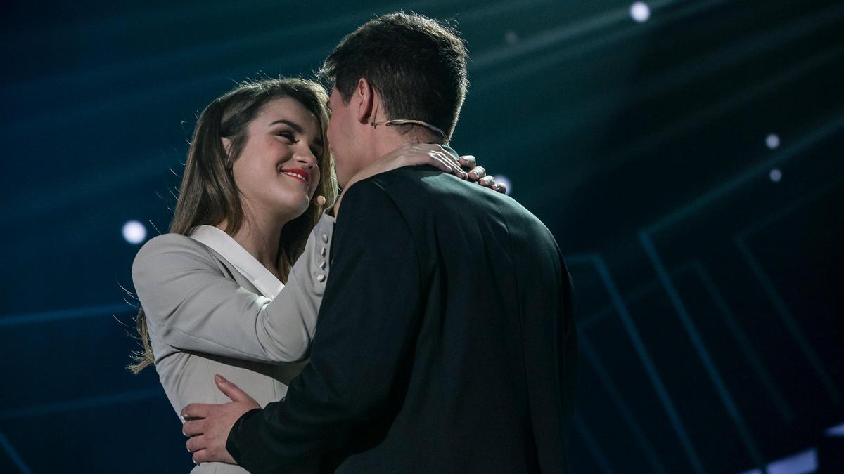 Alfred y Amaia en la Gala Eurovision de OT