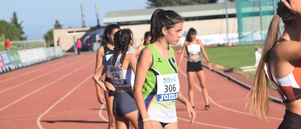 La atleta cambadesa se quedó muy cerca de las medallas en Lérida.