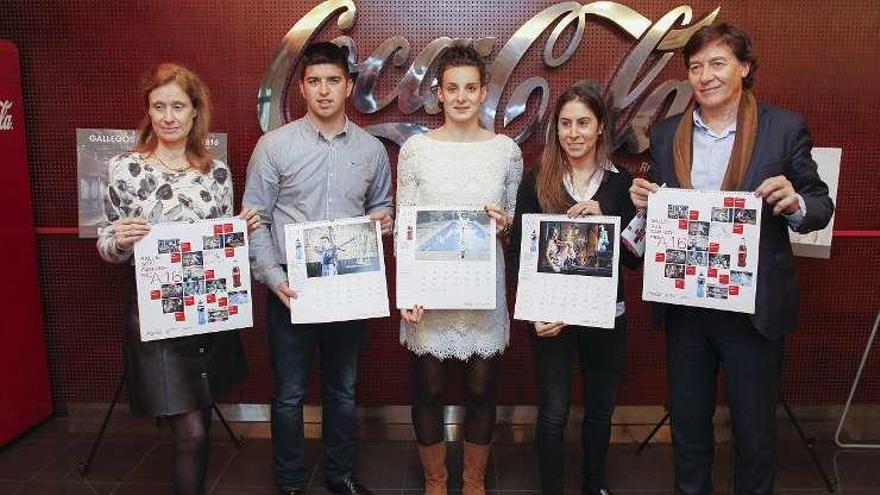 Brañas, en el calendario &#039;Gallegos y Campeones&#039;