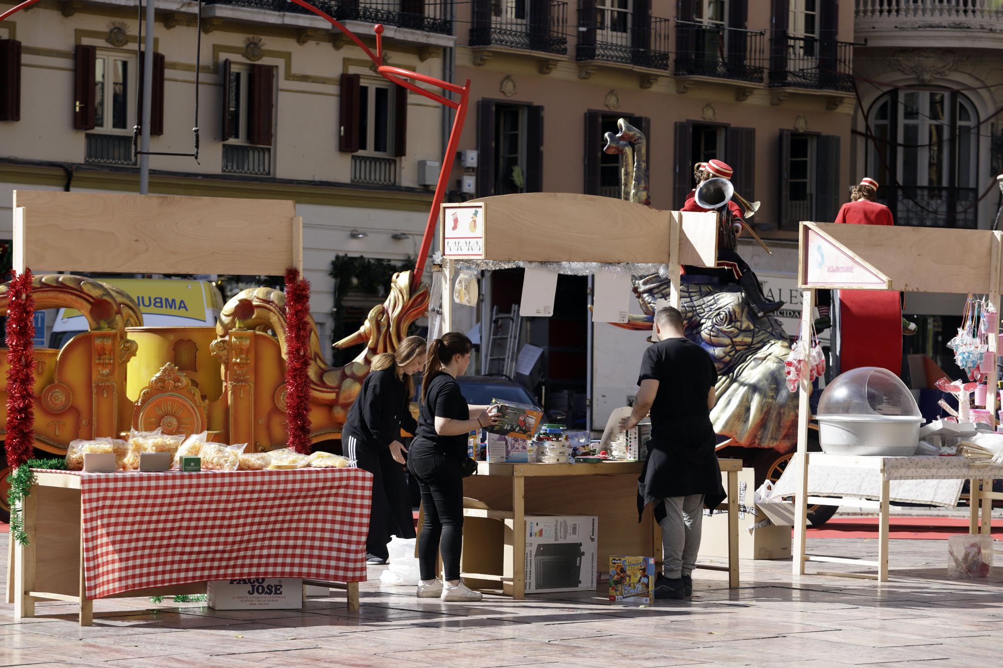 Tercer día del rodaje de 'La chica de nieve', la serie basada en la novela de Javier Castillo, en Málaga