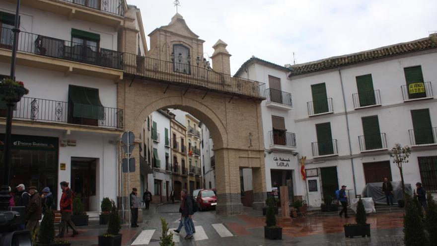 Arco del Nazareno de Antequera restaurado.