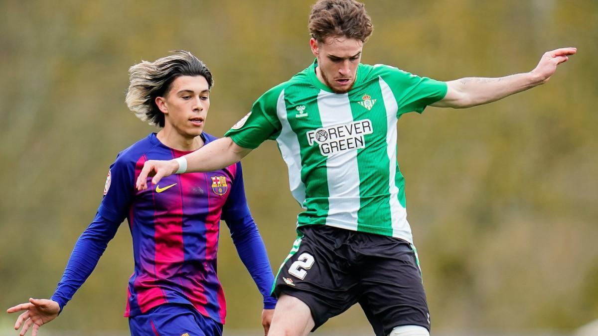 Álex González fue titular en la final de la Copa del Rey juvenil