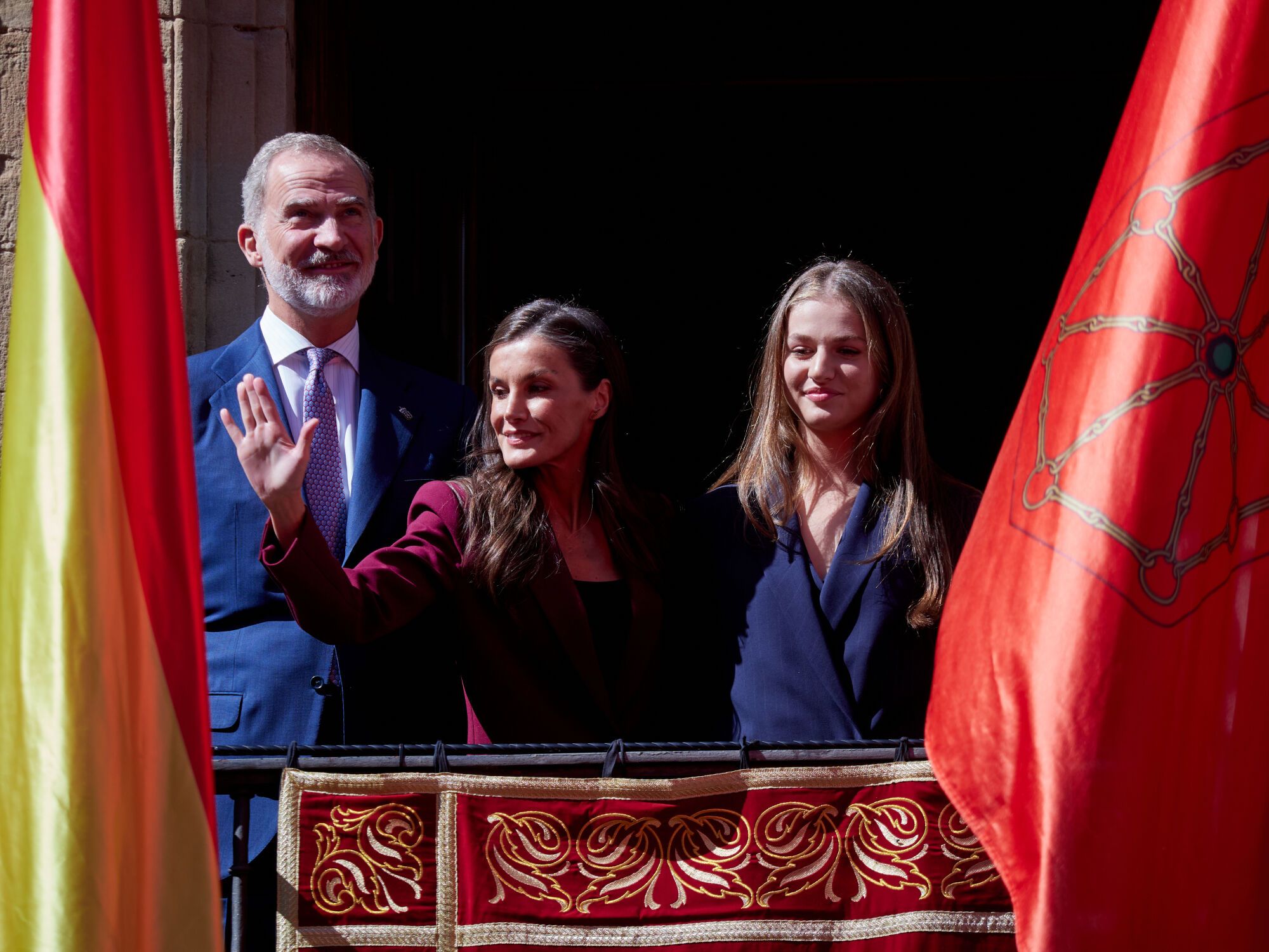 EN IMÁGENES: Leonor se da un baño de multitudes en su estreno como Princesa de Viana