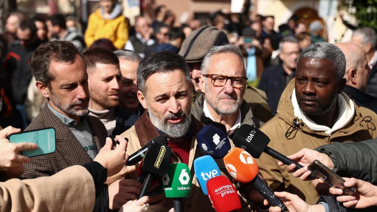 JAVIER ORTEGA SMITH | Abascal, tras la expulsión de Ortega Smith: «No temo a nada ni a nadie. La dirección manda y eso va a seguir siendo así» JAVIER ORTEGA SMITH | Abascal, tras la expulsión de Ortega Smith: «No temo a nada ni a nadie. La dirección manda y eso va a seguir siendo así»