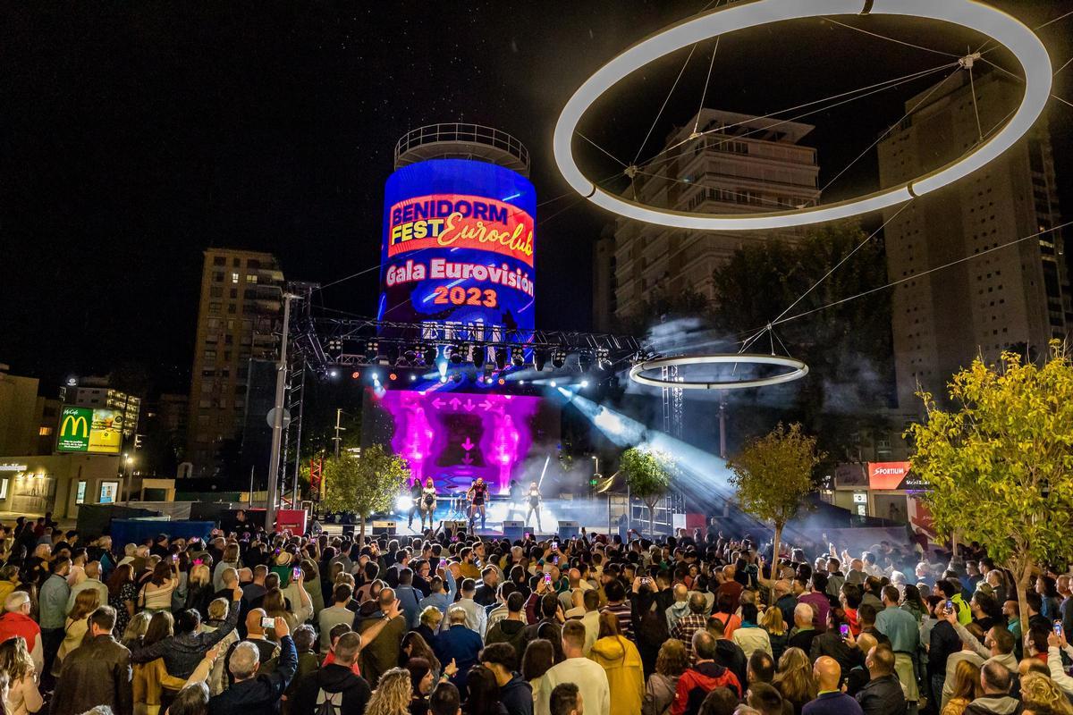 Fiesta Euroclub del Benidorm Fest en el Tecnohito