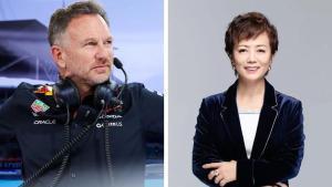 Stella Li (BYD) y Horner se han visto estos días en Cannes.