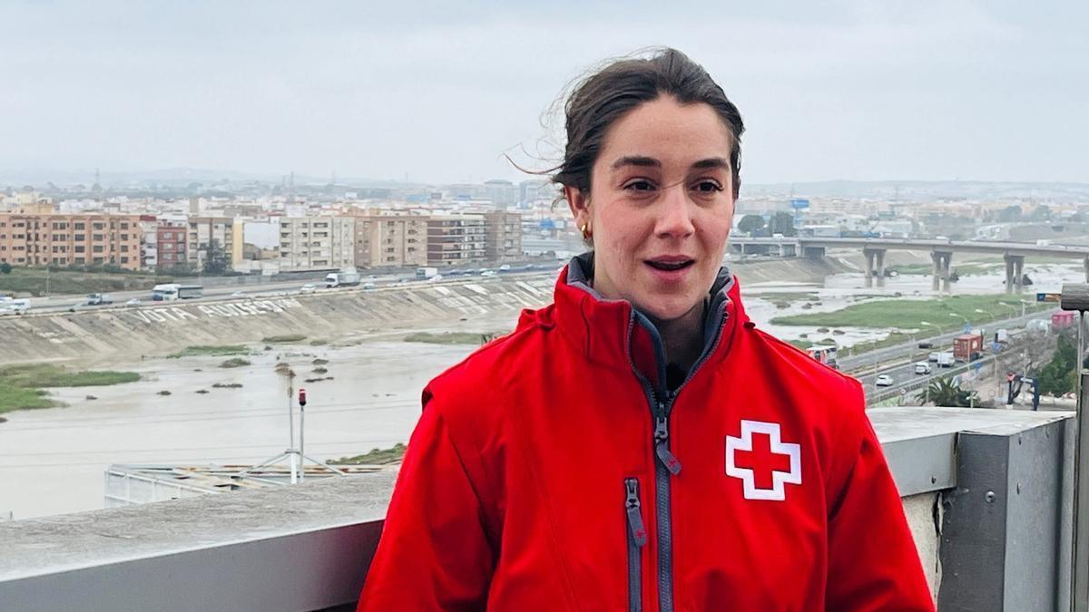 María Esteve, psicóloga de emergencias y voluntaria de Cruz Roja