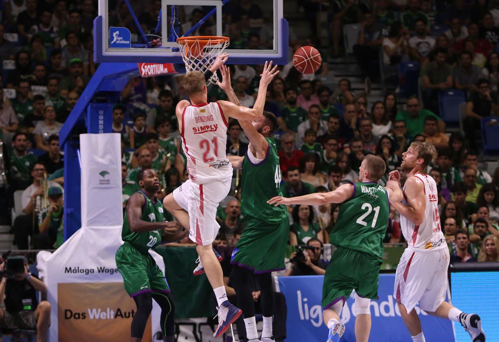 Inesperada derrota del Unicaja en su debut como local.