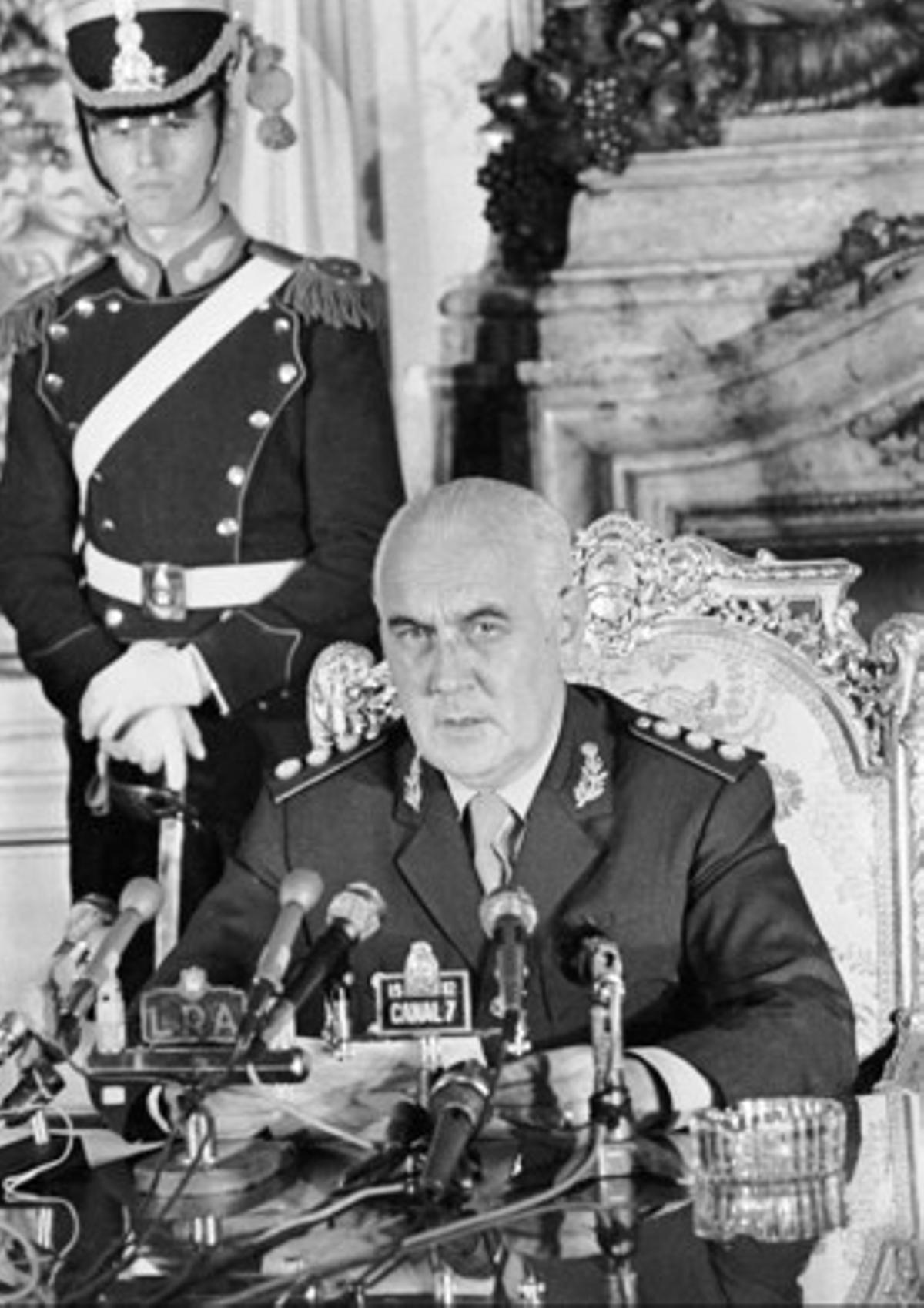 El general argentí Alejandro Agustín Lanusse, el 1973. El general argentí Alejandro Agustín Lanusse, el 1973.