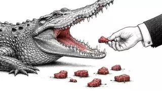 Alimentar al cocodrilo