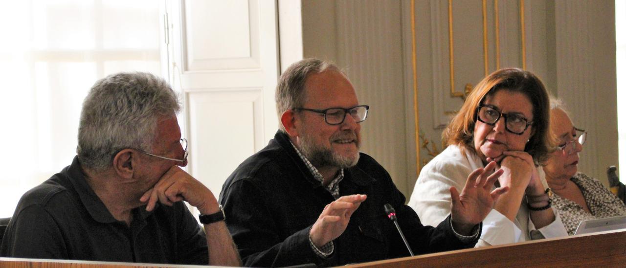 El concejal José Eduardo Ramírez en el pleno de noviembre.