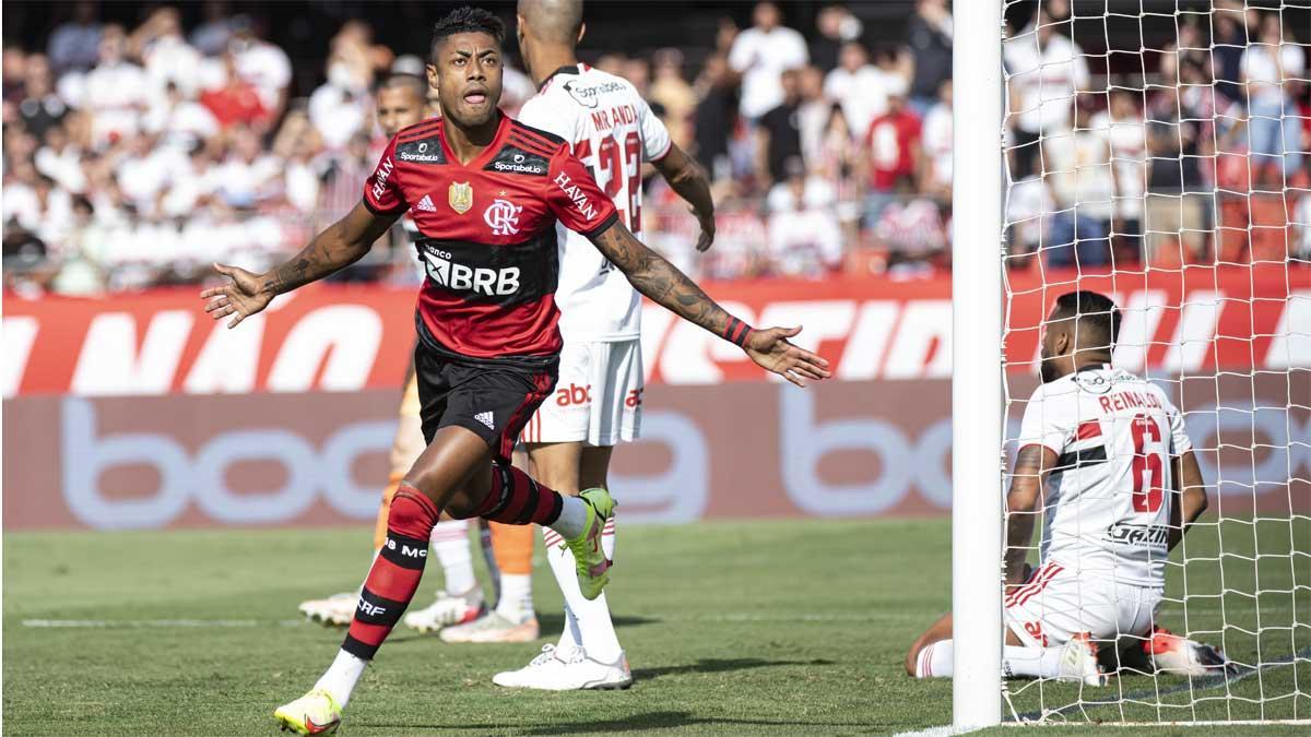 El Flamengo humilló al Sao Paulo con un contundente 0-4