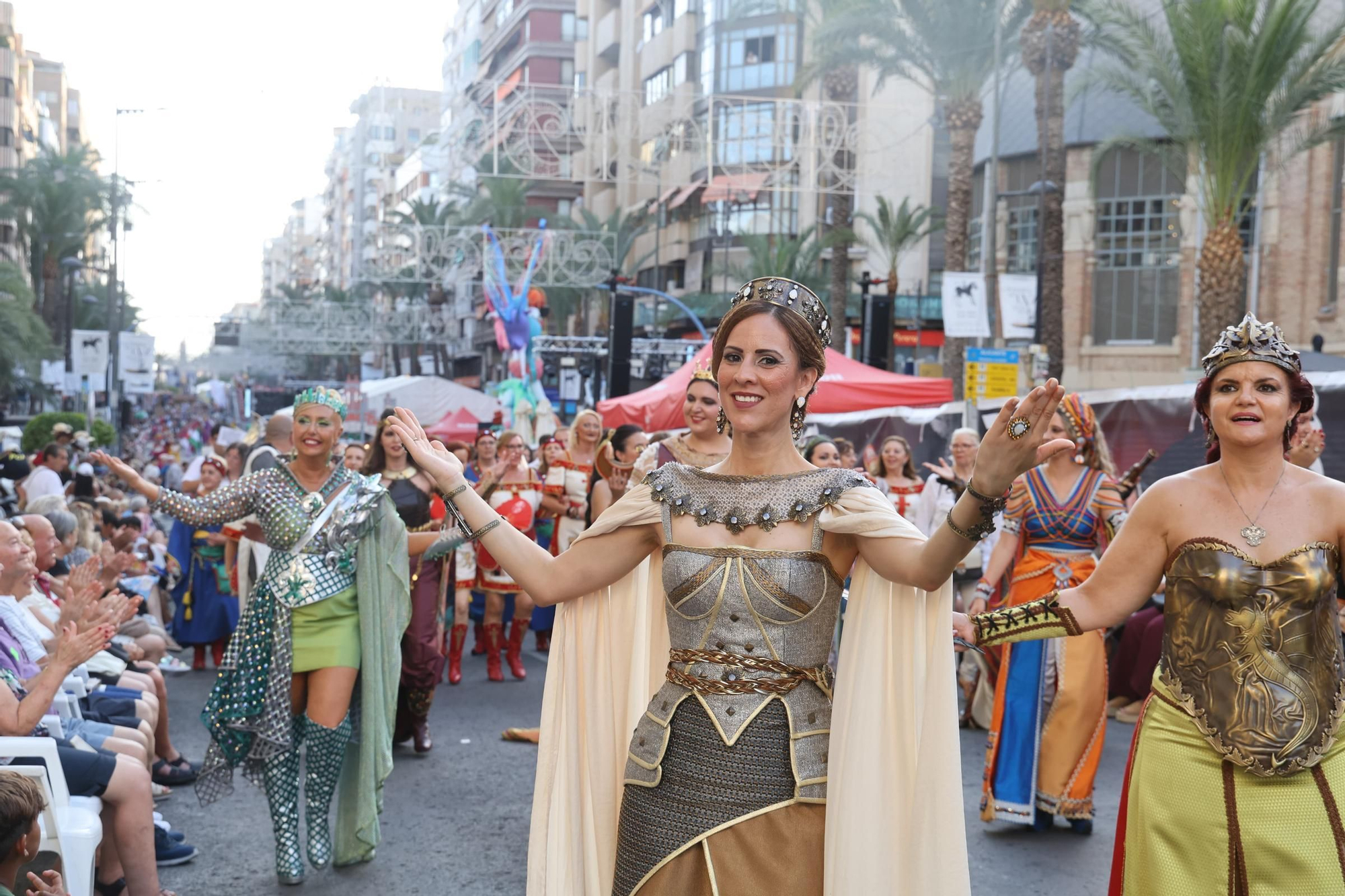 International folk parade of the bonfires of Alicante