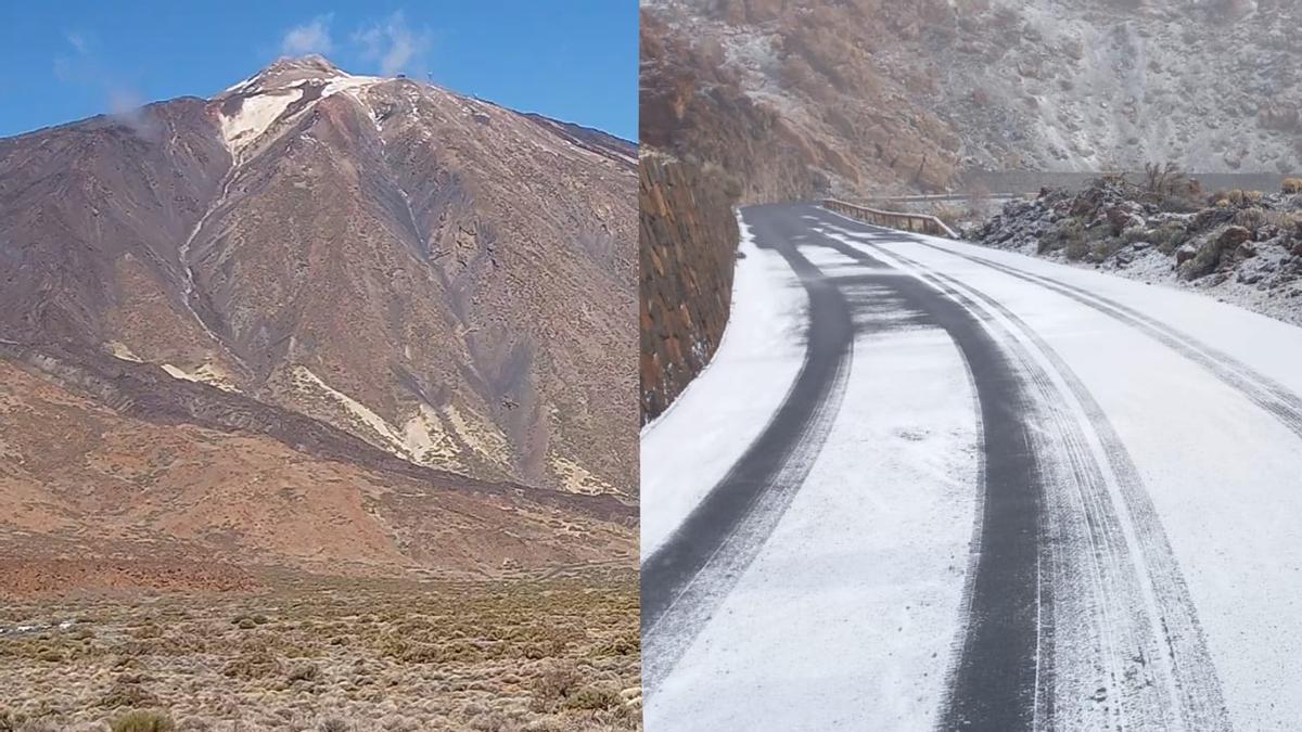 Las dos caras del Teide