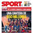 Esta es la portada de SPORT de hoy sábado, 21 de marzo de 2026