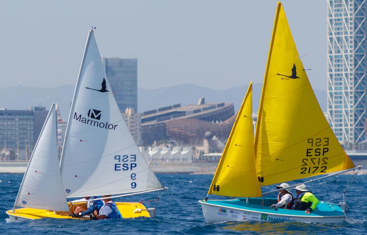 Els velers, a la costa barcelonina