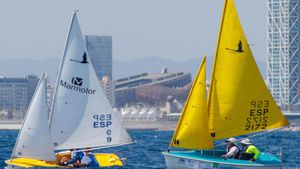Els velers, a la costa barcelonina