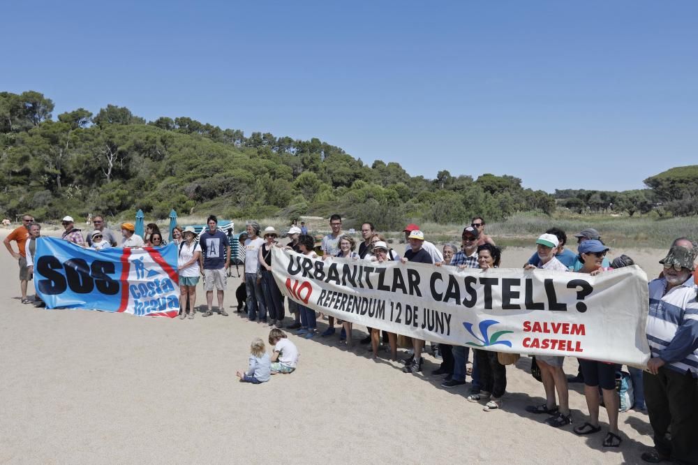 SOS Costa Brava i Salvem la Pineda d''en Gori han organitzat avui una concentració