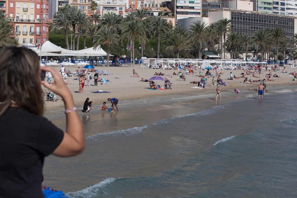 Las playas de Alicante se llenan el 1 de noviembre