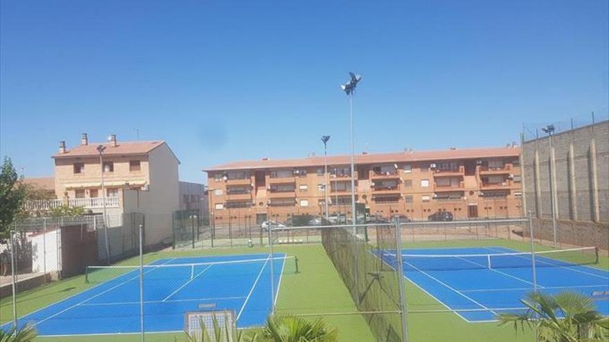 Finalizan los trabajos de mejora en la pista 1 y las pistas de tenis