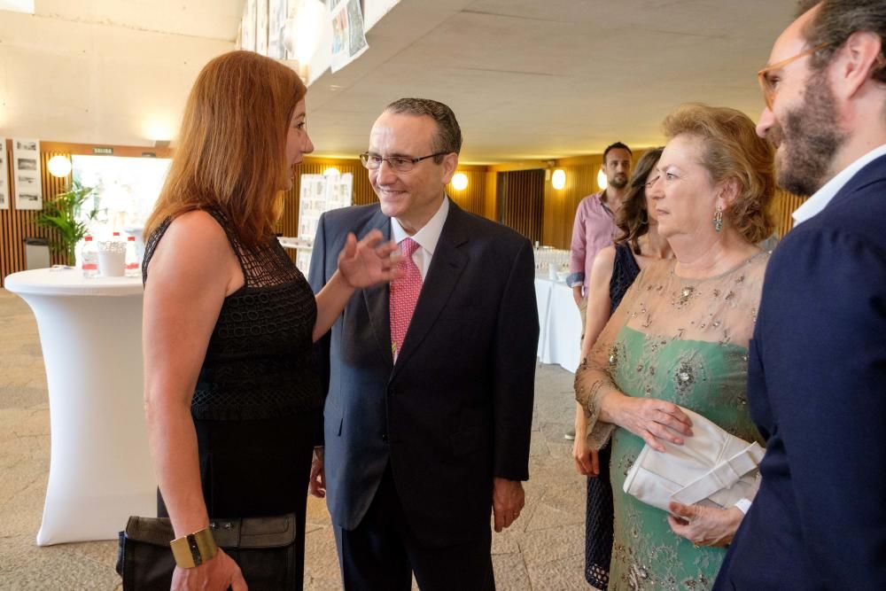 Francina Armengol, Javier Moll, Arantza Sarasola y Aitor Moll