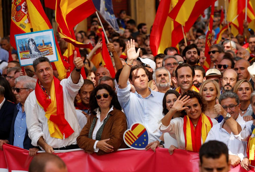 Manifestación en Barcelona por la unidad de España