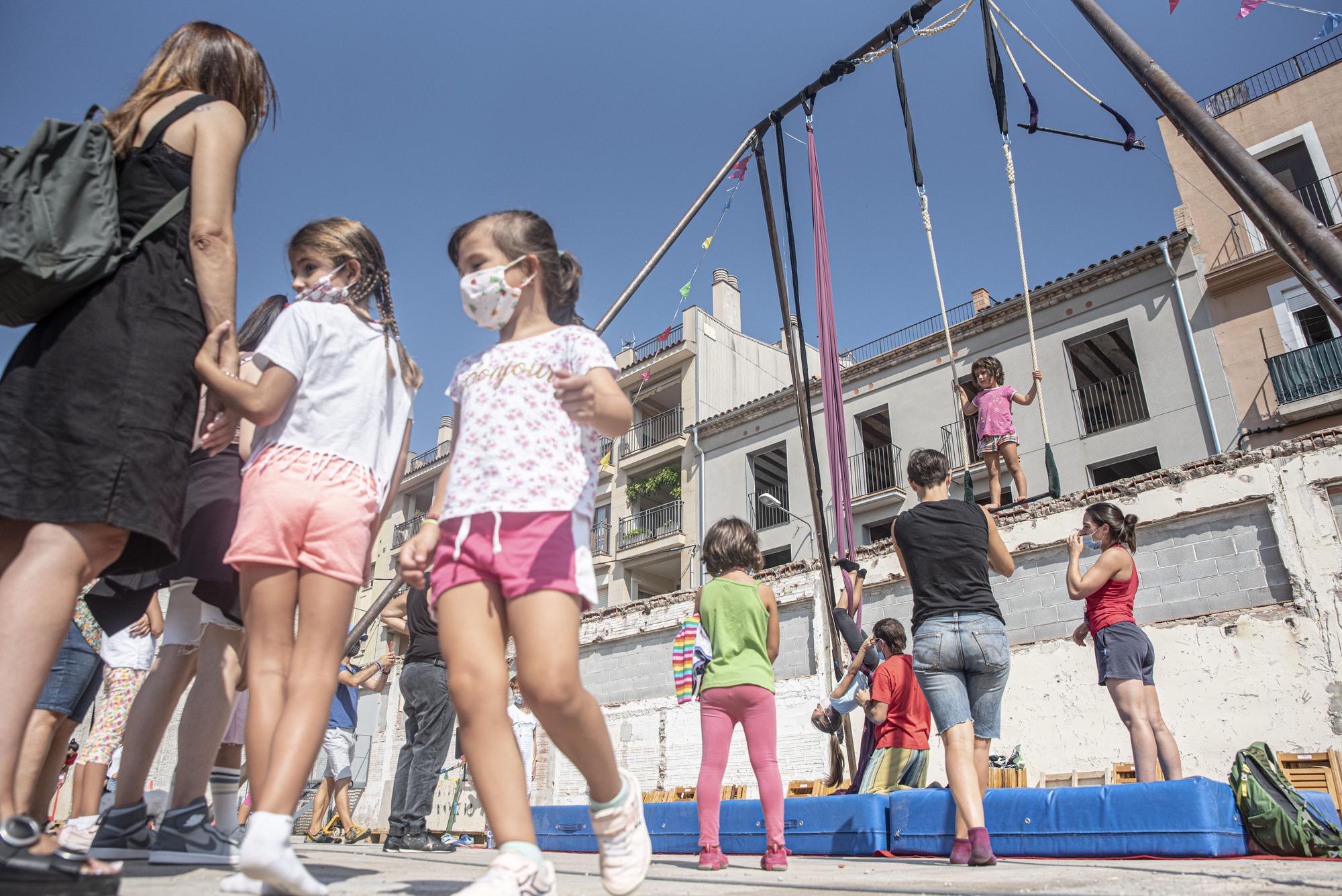 Espectacle de circ al Festivalet de Manresa