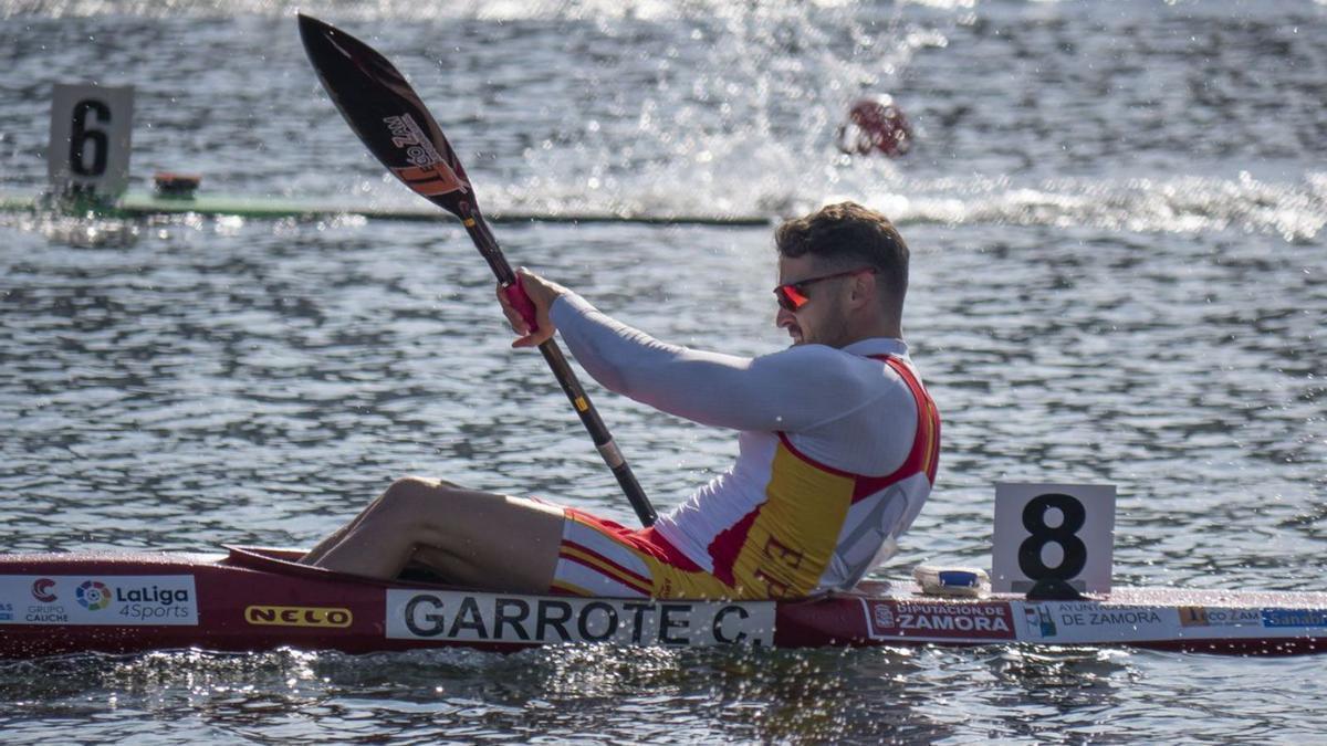 Carlos Garrote, tras una competición.