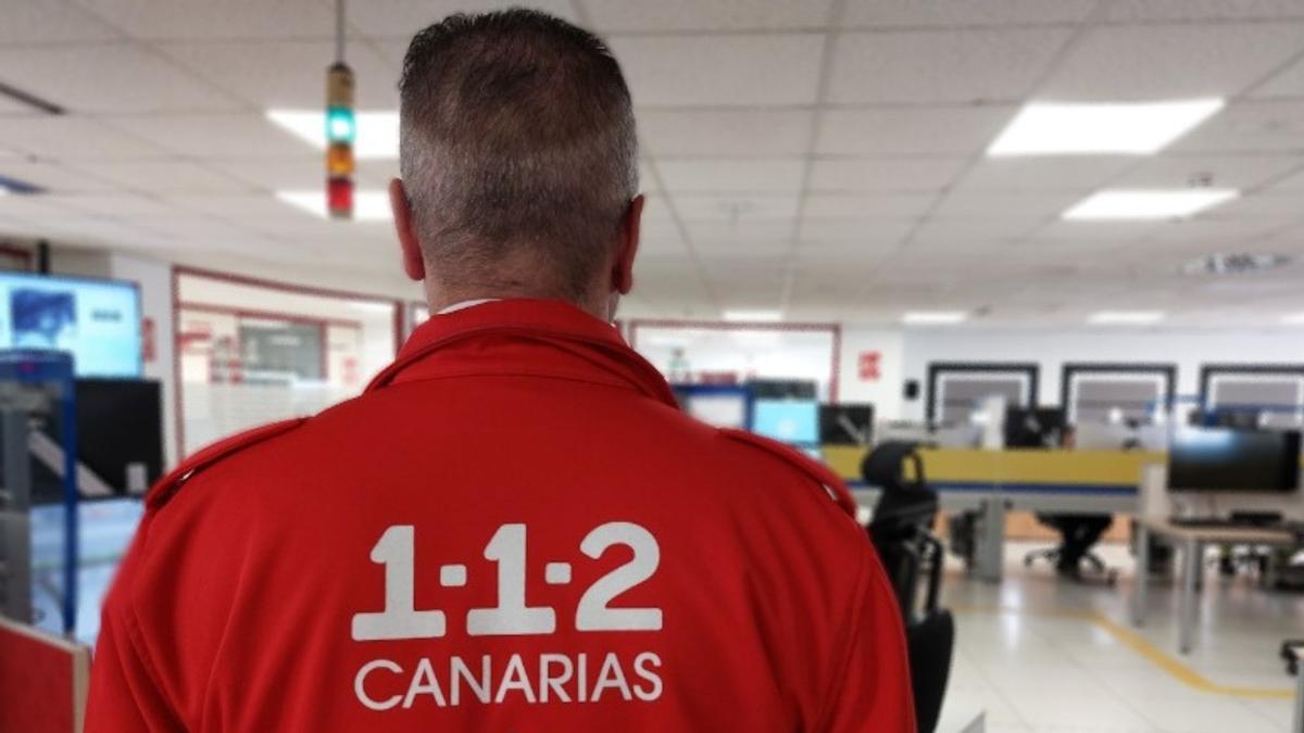 Sala del 112 en Canarias.