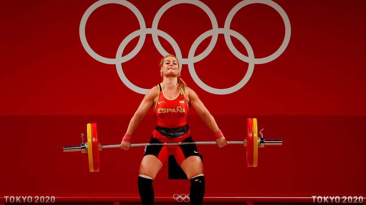 Lydia Valentín durante su participación en Tokio 2020