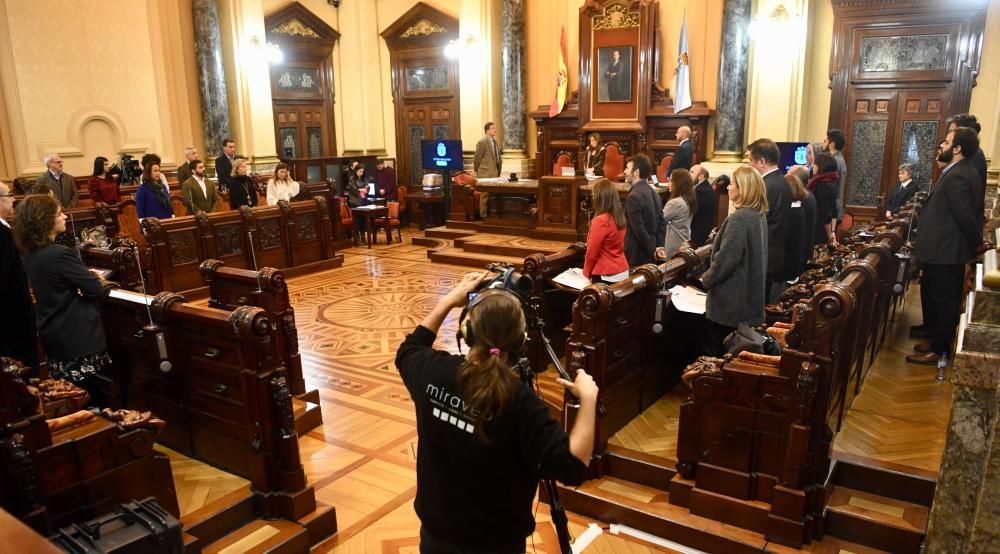 Pleno municipal | PSOE y Marea votan a favor de la Cuenta General