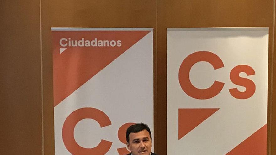 Carlos Hernández White, este lunes, en Málaga.