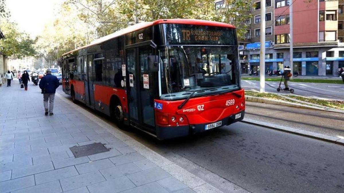 Autobús de Avanza Zaragoza.
