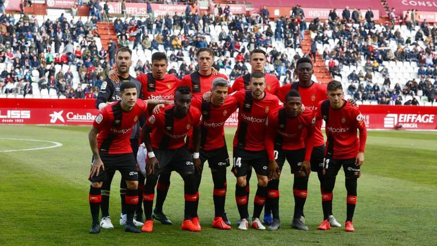 Formación de uno de los once titulares del Real Mallorca en la presente temporada.