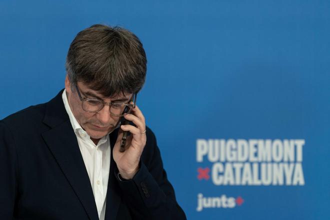 El expresident y candidato de Junts, Carles Puigdemont.