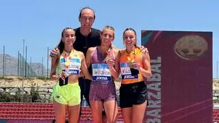 Podios de David Abrines, Daniela García y Lucía Pinacchio en el Nacional de atletismo