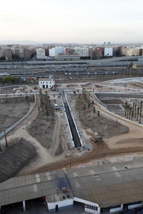 Estado actual de las obras del Parque Central