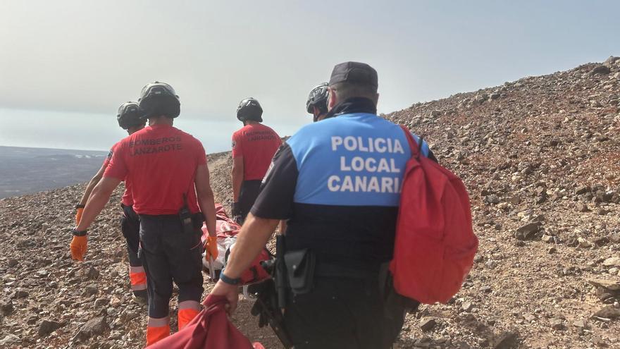 Muere una mujer tras caerse en una zona de montaña cerca de Femés (Yaiza) en Lanzarote