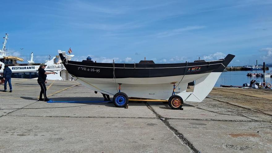 La cultura marítima tradicional leva anclas en O Grove