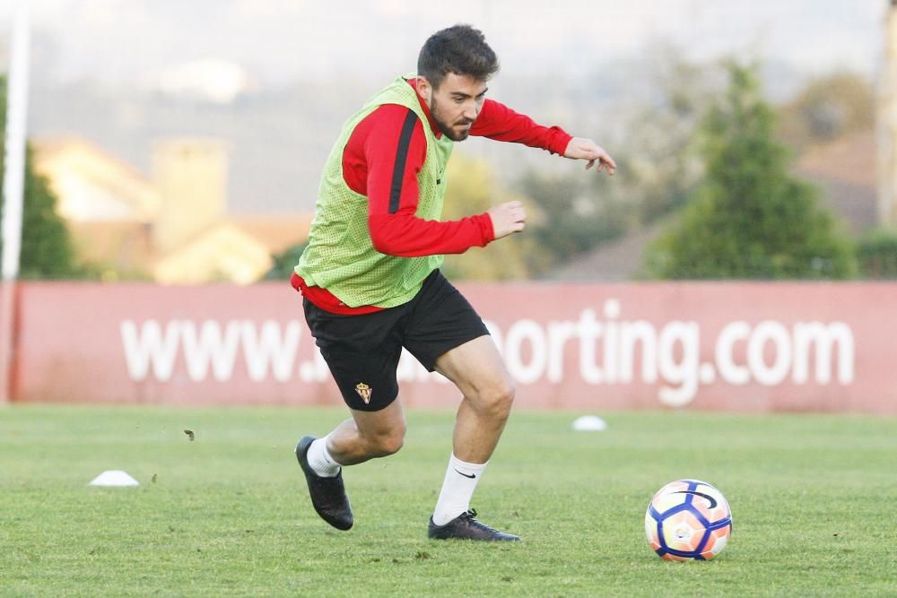 Entrenamiento del Sporting de Gijón