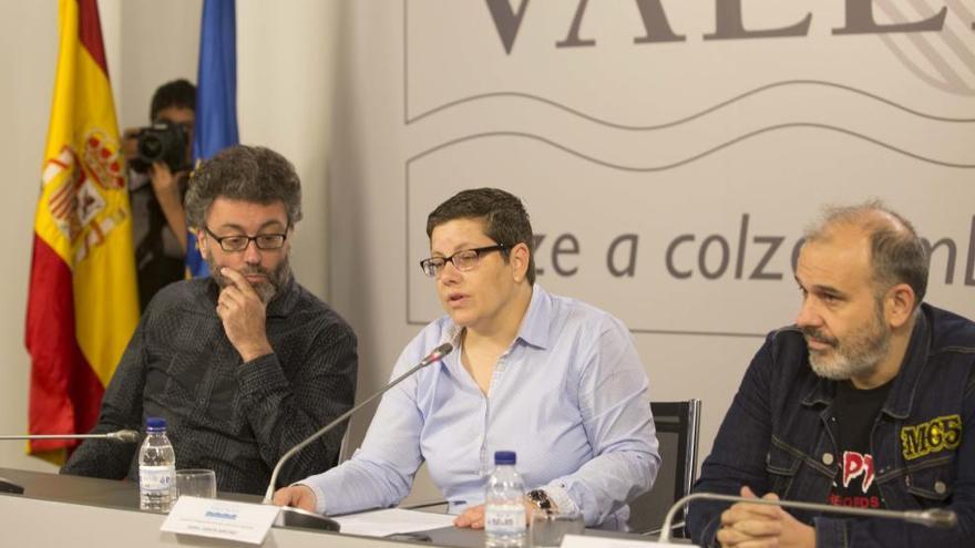 Isabel García, Eduardo Guillot y José Manuel Piñero