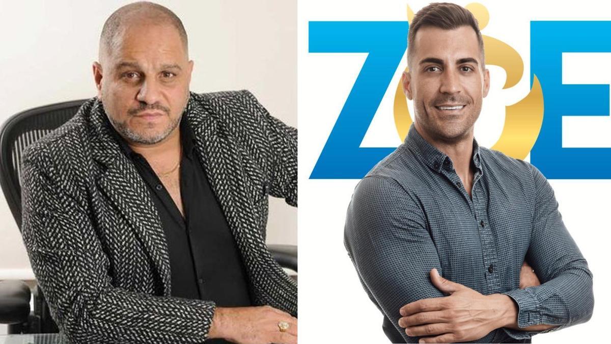 El líder de Zoe, Leonardo Cositorto, y Daniel Paterna, su testaferro en España