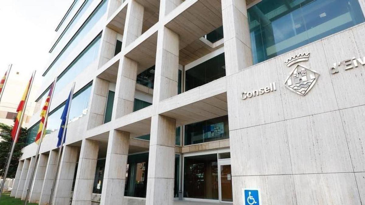Imagen de archivo del edificio del Consell de Eivissa. IBIZA. FACHADA