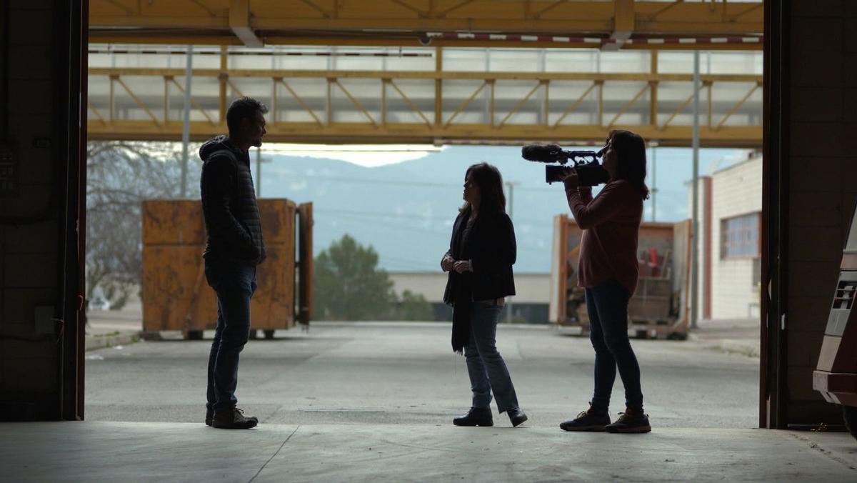 Un instante del programa de televisión "Repor" de TVE.