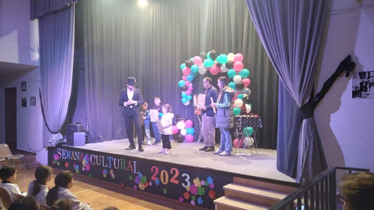 Actividad infantil en una Semana Cultural de Rincón del Obispo de un año anterior.